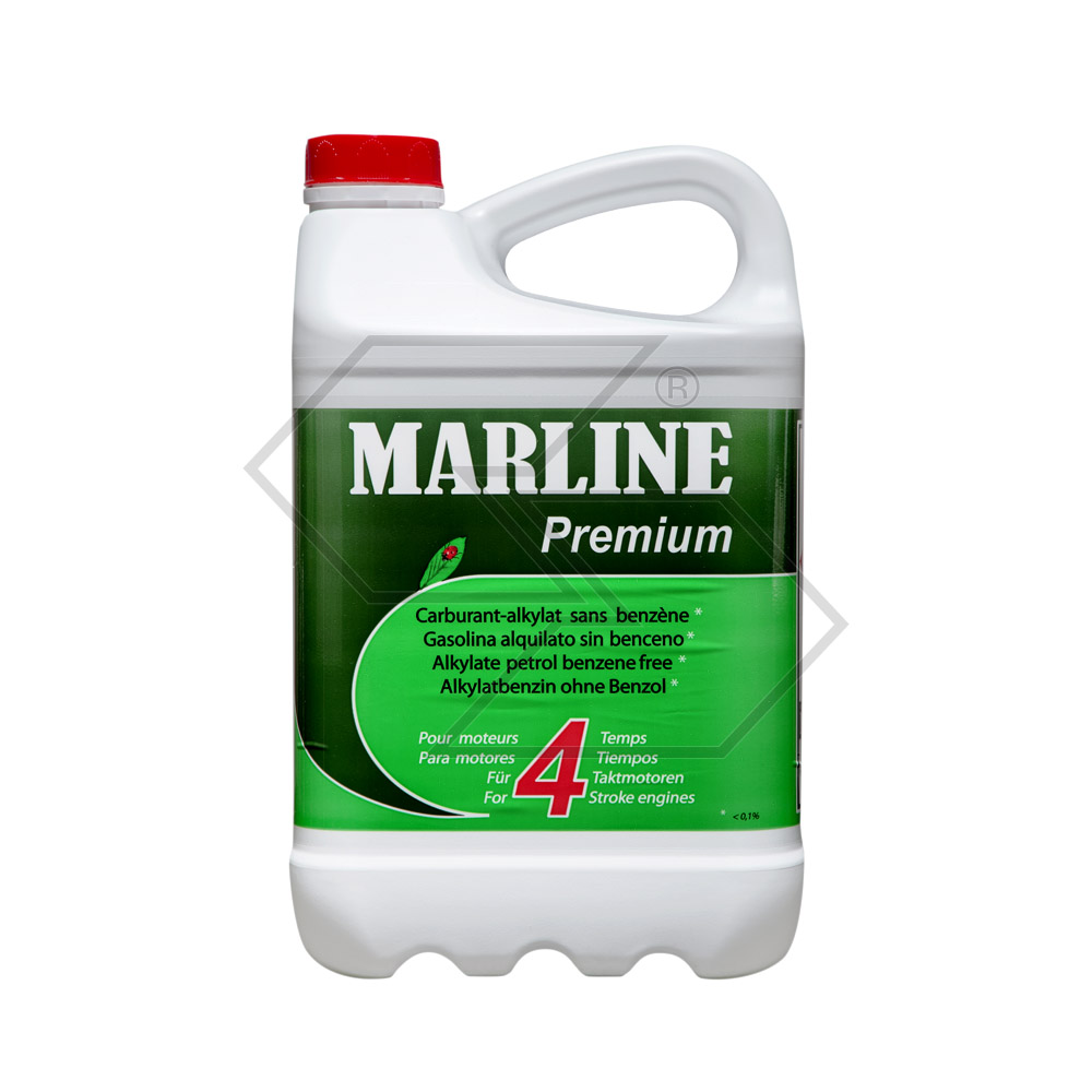 Alkylate Petrol For 4-stroke Marline Premium Engines, 5 Liters.