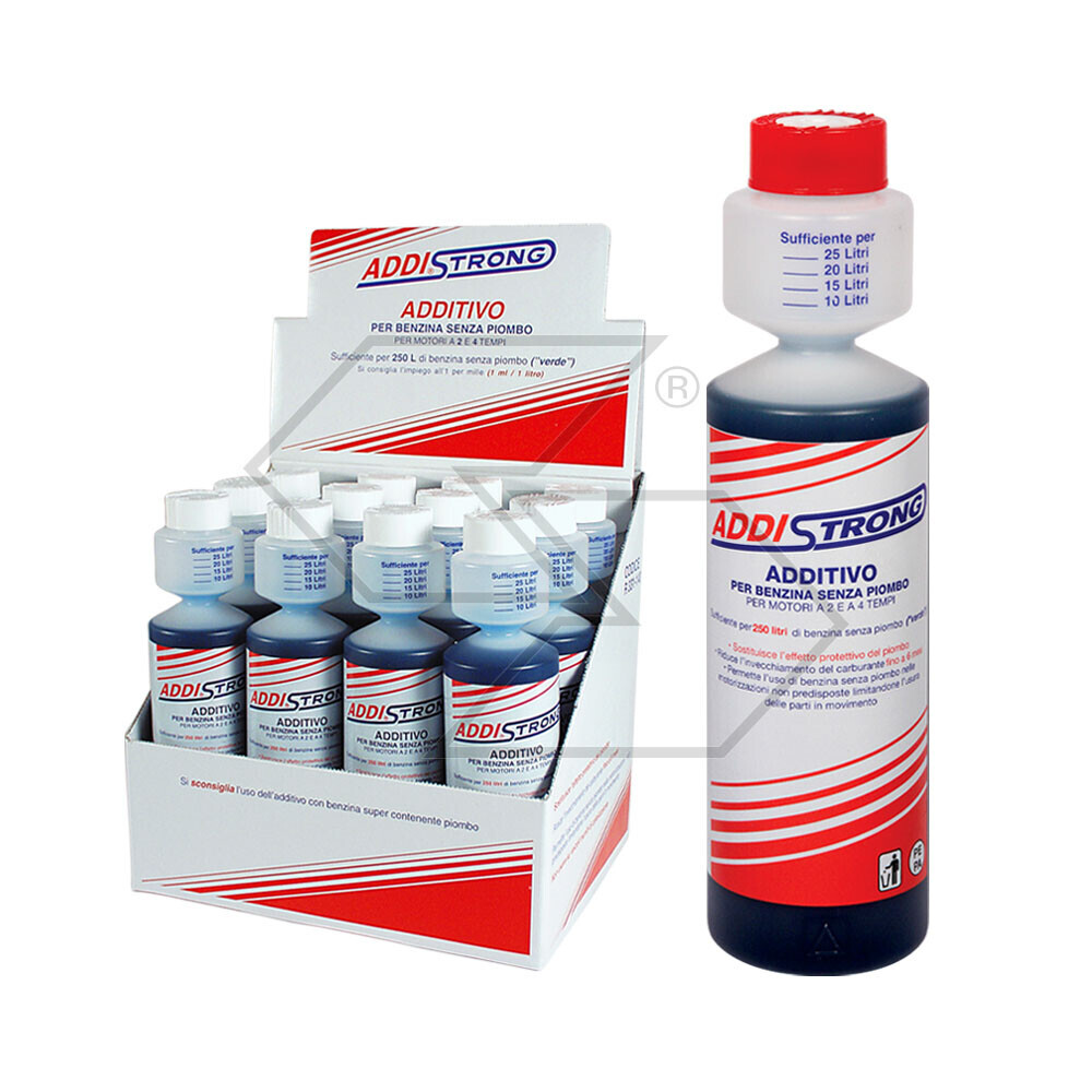 Additivo Addistrong antinvecchiamento per carburante - 12 pz da 250 ml Additivo Addistrong antinvecchiamento per carburante - 12 pz da 250 ml