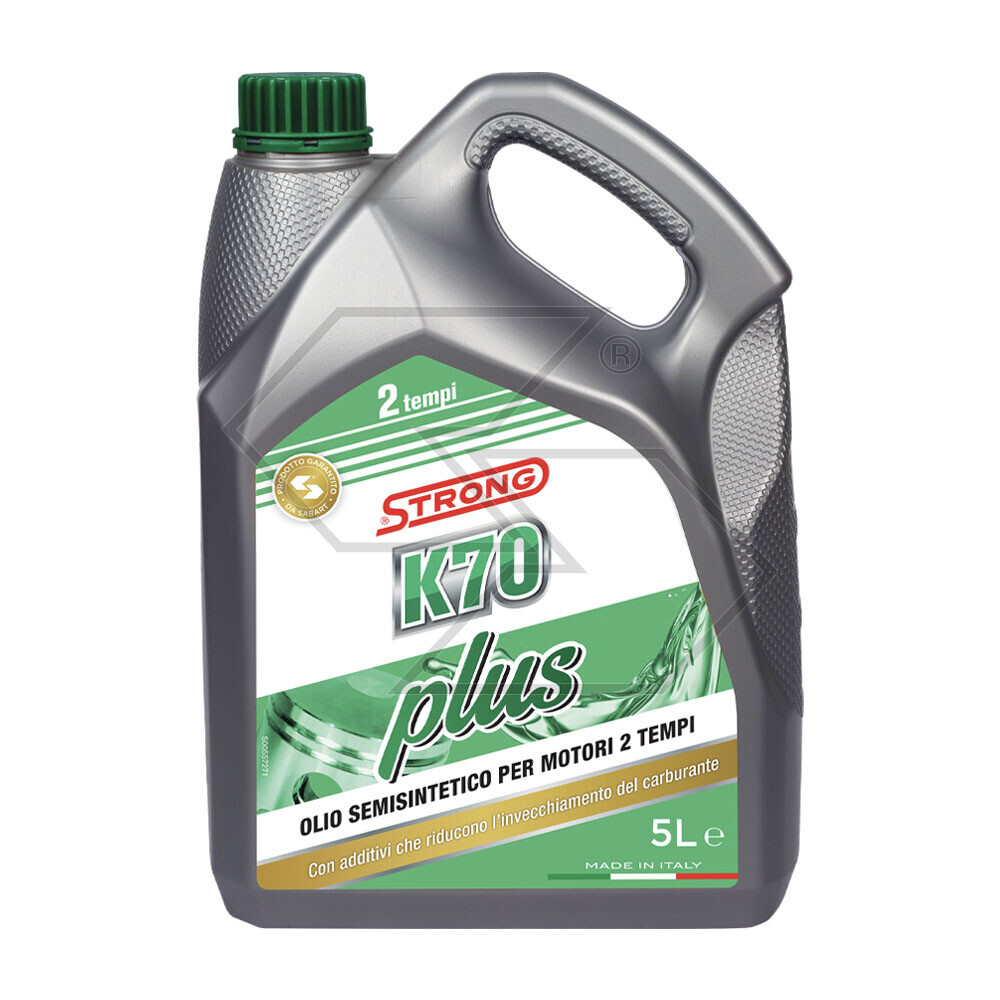 Olio Strong K70 Plus semisintetico per motori 2T - 5 litri Olio Strong K70 Plus semisintetico per motori 2T - 5 litri