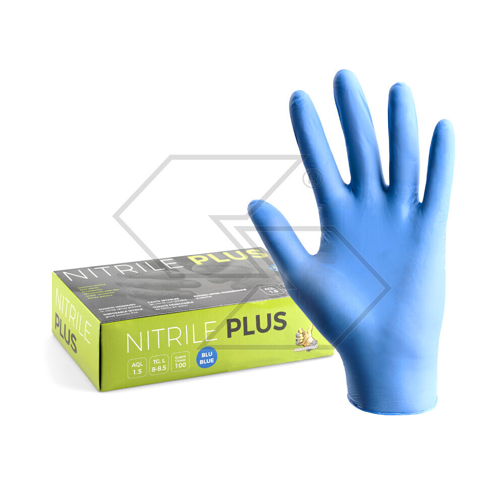 Disposable Nitrile Glove - Size M - Pack Of 100 Pcs