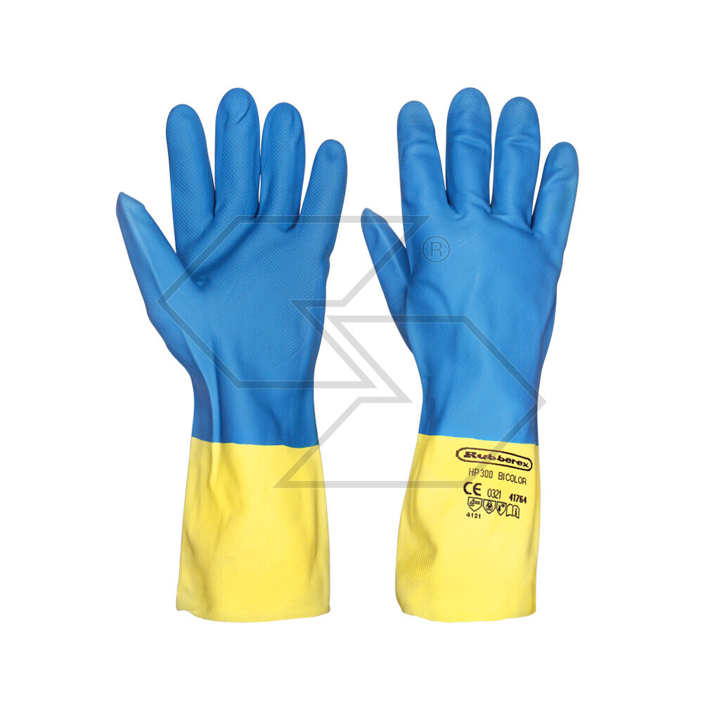 Latex And Neoprene Chemical Protection Glove - Size Xl